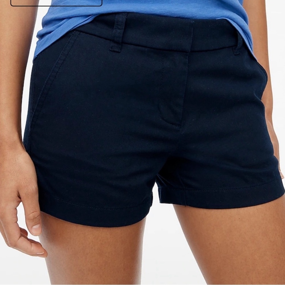 J. Crew Factory 3.5” Navy Classic Chino Short - Picture 3 of 9